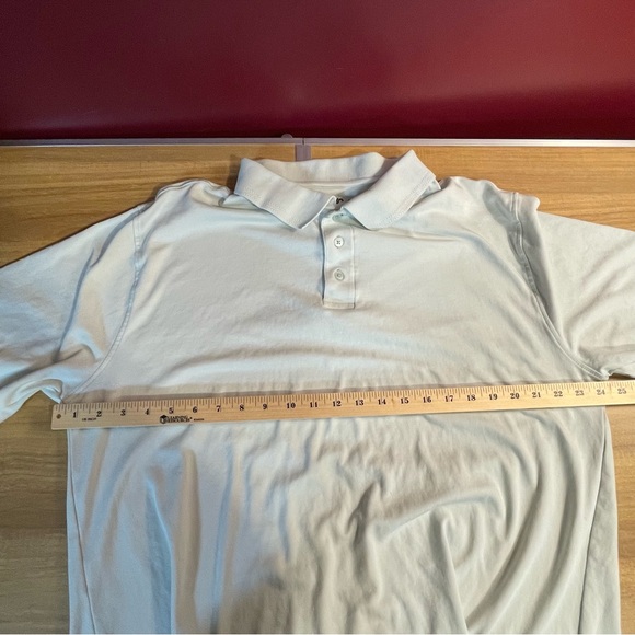 Men's Light Green Polo Shirt - Picture 3 of 5